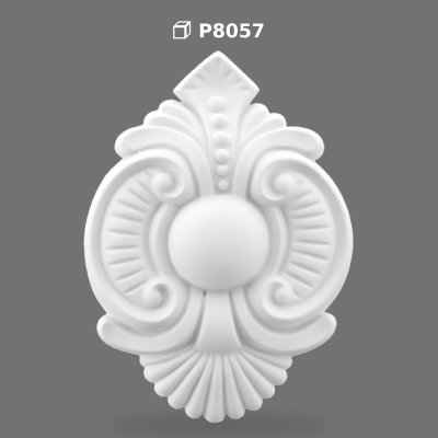 Poliüretan Decorative Wall and Furniture Ornament Model