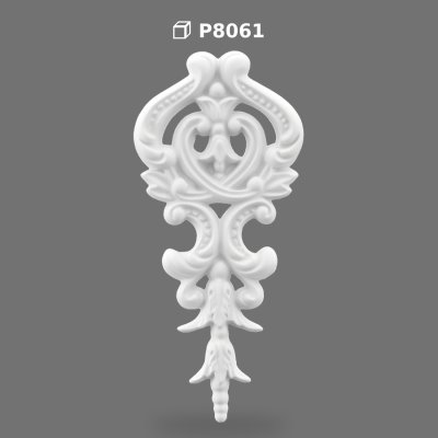 Polyurethane Decorative Wall and Furniture Ornament Model P8061