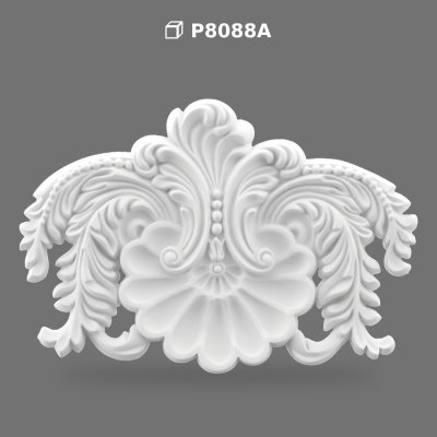 Polyurethane Decorative Wall Ornament and Furniture Applique