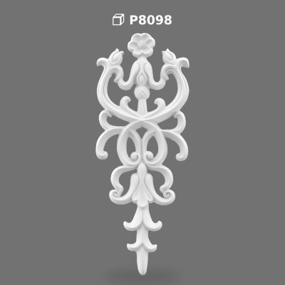Polyurethane Decorative Wall Motif and Furniture Ornament