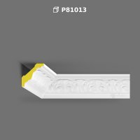 Patterned Polyurethane Cornice Profile for Ceiling Decor