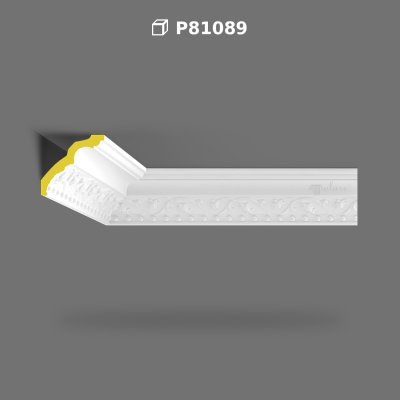 Polyurethane Decorative Patterned Crown Molding