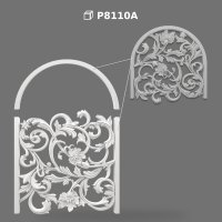 Polyurethane Decorative Carved Wall Panel with Arch Frame
