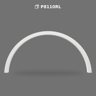 Poliüretan Decorative Curved Arch Panel and Wall Frame