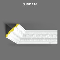 Polyurethane Decorative Cornice Molding with Classic Relief Patterns