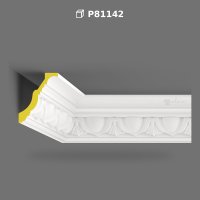 Poliüretan Patterned Cornice Molding Decorative Profile