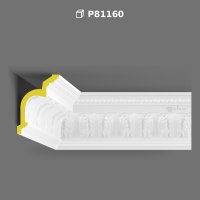 Poliüretan Decorative Patterned Wall and Ceiling Cornice