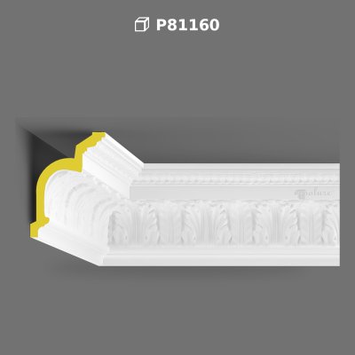 Poliüretan Decorative Patterned Wall and Ceiling Cornice