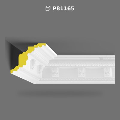 Classic Patterned Polyurethane Cornice Model for Ceiling Decoration