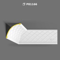 Poliüretan Patterned Cornice Moulding P81166