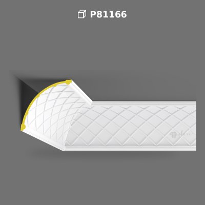 Poliüretan Patterned Cornice Moulding P81166