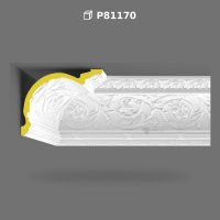 Polyurethane Patterned Cornice Moulding with Classical Relief