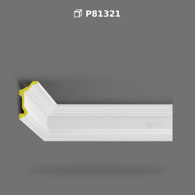 Modern Polyurethane Cornice Profile for Interior Spaces