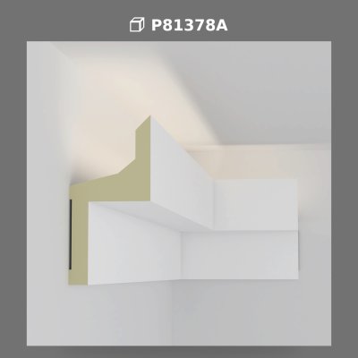 Polyurethane Indirect Lighting Profile for Modern Ceilings