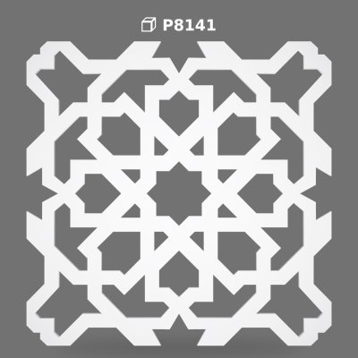 Polyurethane Geometric Cutout Wall Panel