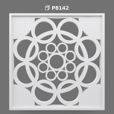 Decorative Polyurethane Decoupe Panel 57x57 cm