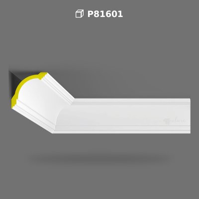 Polyurethane Smooth Cove Crown Molding Profile