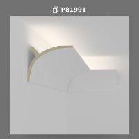 Poliüretan Indirect LED Lighting Cove Profile
