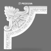 Patterned Polyurethane Corner Molding for Wall Paneling