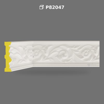 Patterned Poliüretan Wall Border and Panel Moulding Profile