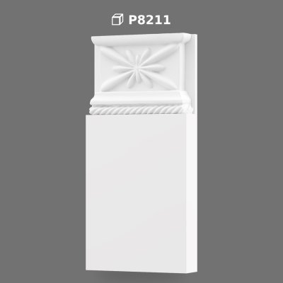 Polyurethane Pilaster Base Block Decorative Plinth