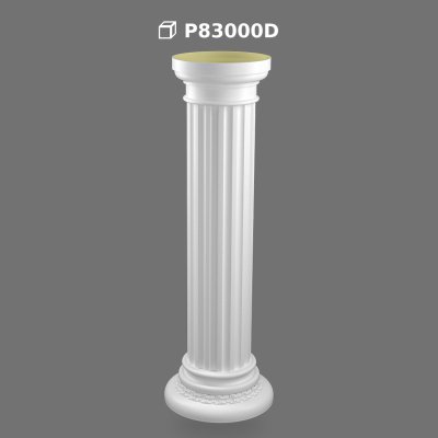 Poliüretan Short Roman Column and Decorative Pedestal