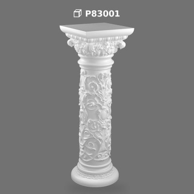 Poliüretan Decorative Short Roman Column Pedestal