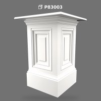 Poliüretan Decorative Pedestal Column Base Model