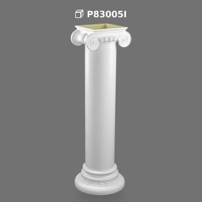 Decorative Polyurethane Short Roman Column Pedestal