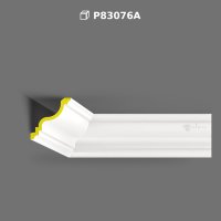 Poliüretan Smooth Ceiling Cornice Molding Profile