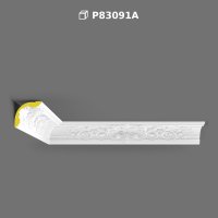 Embossed Polyurethane Cornice Profile for High Ceilings