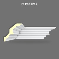 Poliüretan Stepped Cornice Molding and Ceiling Profile