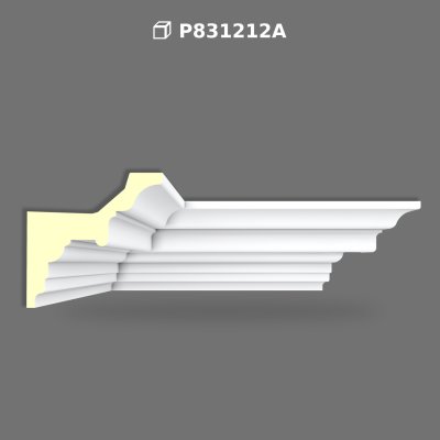 Polyurethane Stepped Cornice Profile