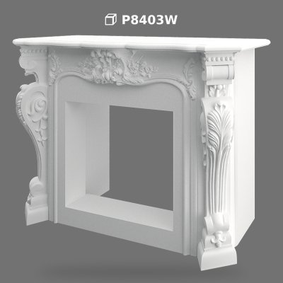 Polyurethane Decorative Fireplace Mantel