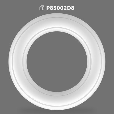 Polyurethane Circular Panel Corner Molding Profile
