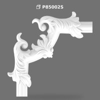 Polyurethane Patterned Corner Molding Ornament for Wall Paneling