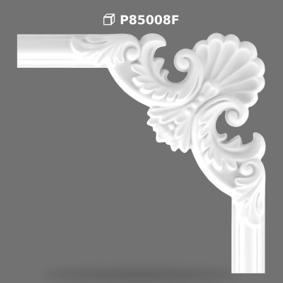 Poliüretan Patterned Frame Corner for Wall Panel Molding