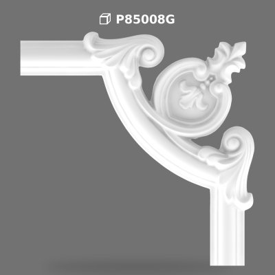 Polyurethane Decorative Patterned Frame Corner