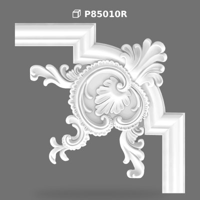 Classic Patterned Polyurethane Wall Corner Moulding