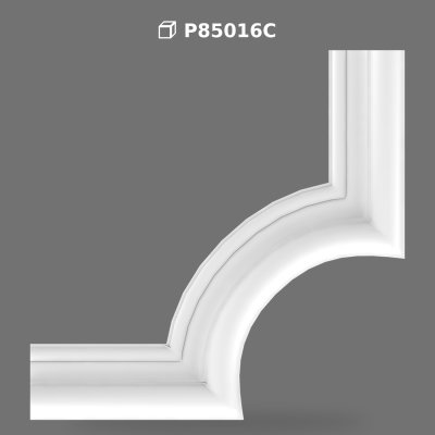 Smooth Polyurethane Wall Molding Corner Profile for Panel Frames