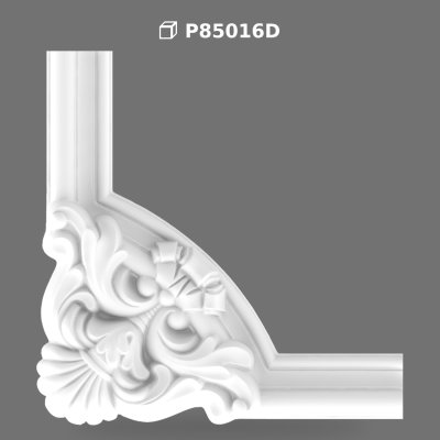 Polyurethane Patterned Corner Moulding for Wall Panels