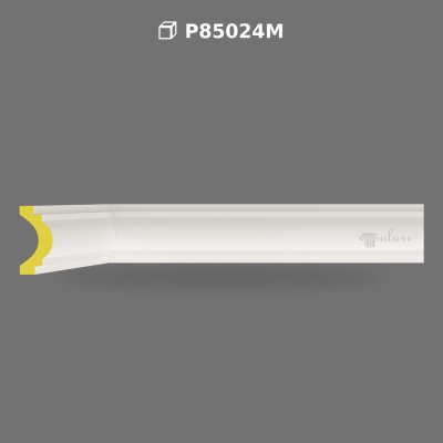 Plain Polyurethane Cornice Moulding Wall Border Profile