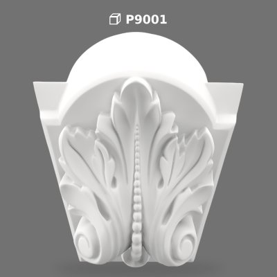 Decorative Polyurethane Corbel with Acanthus Leaf Detail