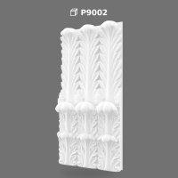 Polyurethane Pilaster Column Panel with Acanthus Leaf Motifs
