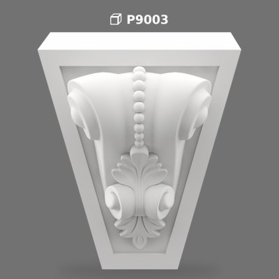 Decorative Polyurethane Corbel and Keystone Bracket