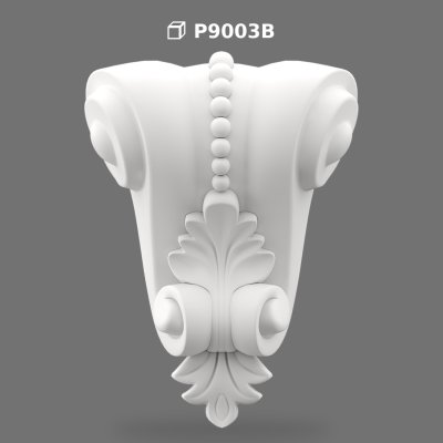 Decorative Polyurethane Corbel Bracket Model P9003B