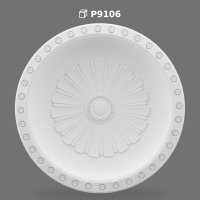 Polyurethane Decorative Ceiling Dome and Rose Model
