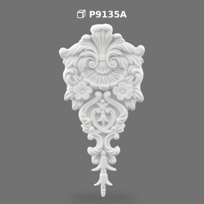 Polyurethane Classical Wall Ornament and Applique Models