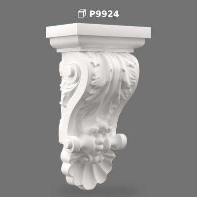 Decorative Polyurethane Corbel with Acanthus Leaf Detail