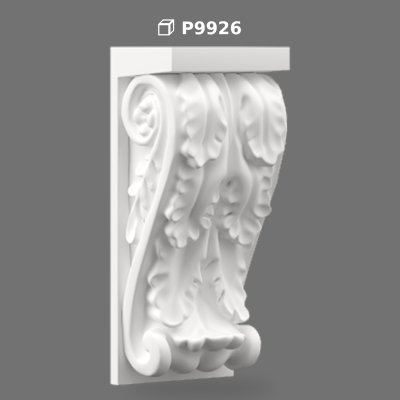 Polyurethane Decorative Carved Corbel Bracket